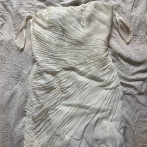 David’s Bridal Altered Cropped Wedding Dress